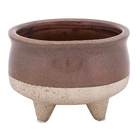 Vaso de Planta Pequeno em Cerâmica  Fendi Decor Florarte