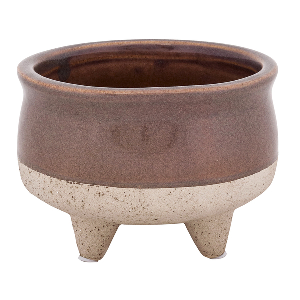 Vaso de Planta Pequeno em Cerâmica  Fendi Decor Florarte