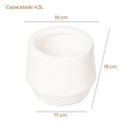 Vaso De Planta Pequeno Em Polietileno Elegante E Delicado Sup