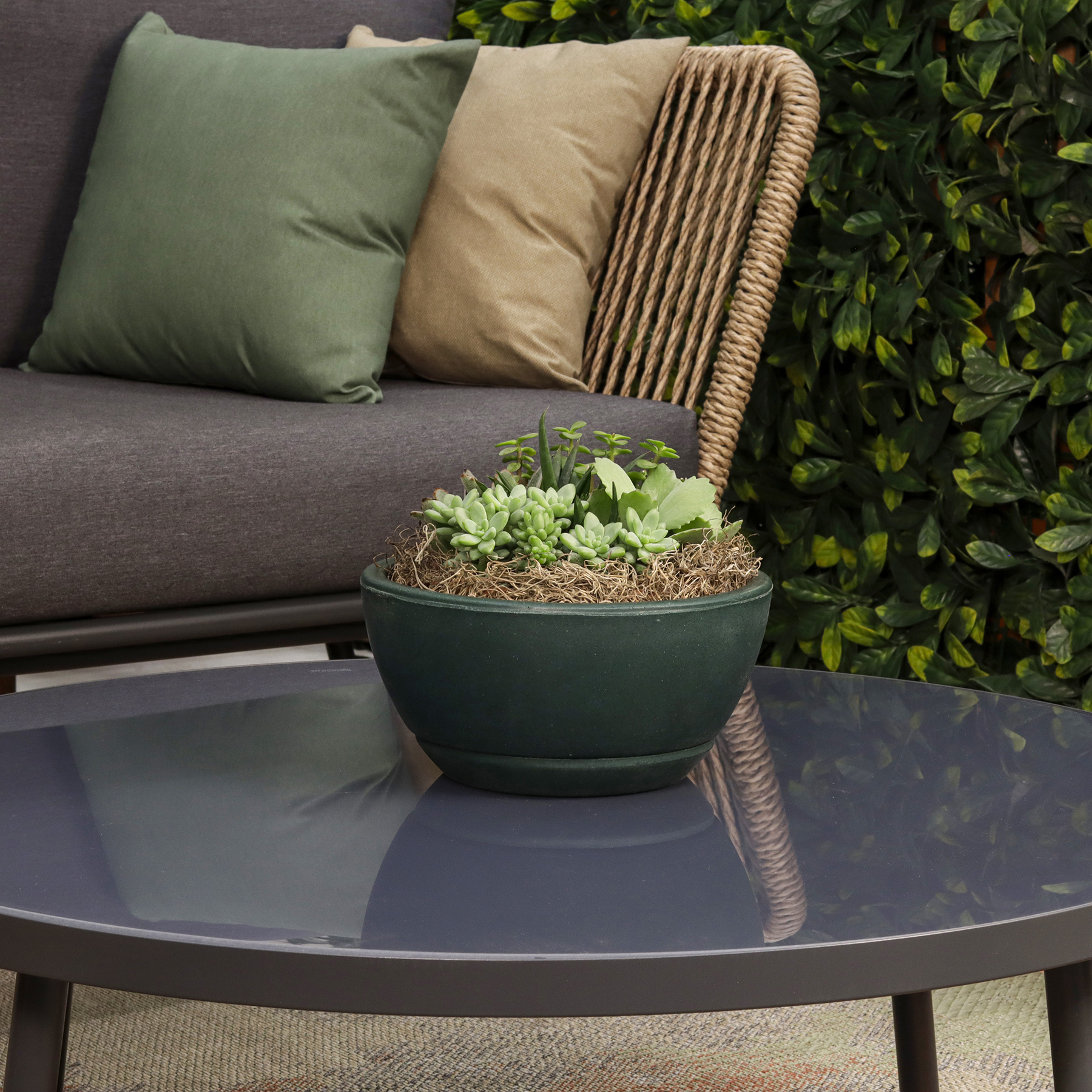 Vaso de Planta com Prato Samba da Naterial