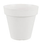Vaso de Planta Pequeno em Plástico 13x14cm Branco Sampa Naterial