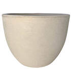 Vaso de Planta Redondo Polietileno 42x57cm Bege