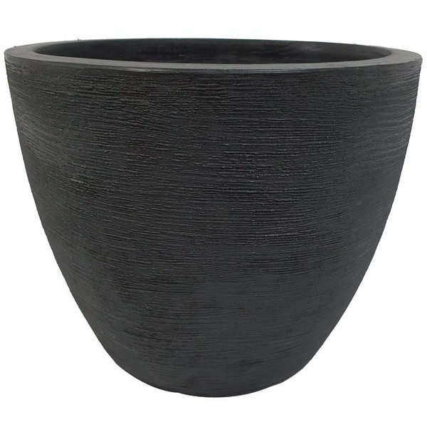 Vaso de Planta Redondo Polietileno 42x57cm Preto