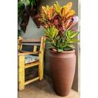 Vaso De Plantas Decorativo Antique 44 Japi Preto Ardosia