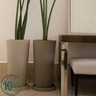 Vaso De Plantas Europa Japi Conico 33 Cimento