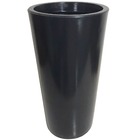 Vaso de Plantas Grande 79cm Sala de Estar Decoração Preto