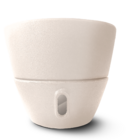 Vaso de Plantas Pequeno Plástico 22x24cm Autoirrigável Bege Inteligente Brota Company