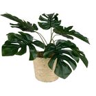 Vaso De Plástico Decorativo Com Corda Sisal Revestida