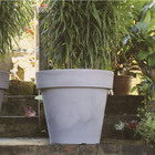 Vaso de Plástico Essencial 50x57cm Cinza Japi