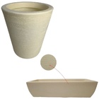 Vaso De Polietileno + Jardineira Viena 100x23 Para Plantas -