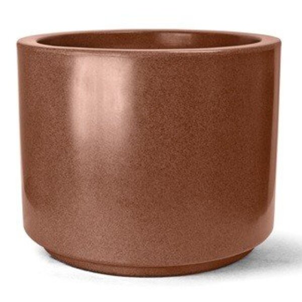 Vaso De Polietileno Classic Cilíndrico 32 Ferrugem
