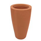 Vaso De Polietileno Fosco 50cm Terracota