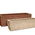 Vaso De Polietileno Jardineira Grafiato 45 Nutriplan Cor Areia