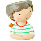 Vaso De Poliresina Menininho 11833 Mart