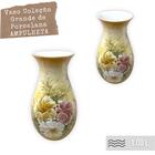 Vaso De Porcelana Para Flores Jarro De Louça Grande Ampulheta