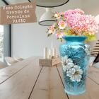 Vaso De Porcelana Para Flores Jarro De Louça Grande Pavão 19