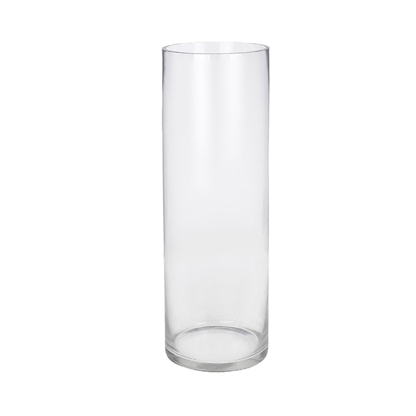 Vaso de Vidro 49784-311 Transparente 50x15cm Grillo