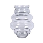 Vaso de Vidro 55849-317 Cinza 23x18cm Grillo