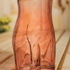 Vaso De Vidro Corpo Ferrugem