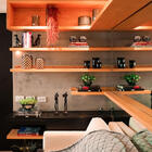 Vaso De Vidro Decorativo Para Flores Cinza Ottle P 17 Cm