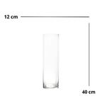Vaso De Vidro Decorativo Para Flores Tubo Transparente Glimm