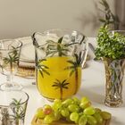 Vaso De Vidro Diamond Ambar Metalizado 13 X 6 5 X 20 Cm