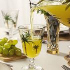 Vaso De Vidro Diamond Ambar Metalizado 8 X 8 X 15 Cm