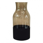 Vaso De Vidro Fume E Preto