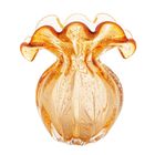 Vaso De Vidro Italy Ambar 11 X 9 X 11 5 Cm