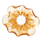 Vaso De Vidro Italy Ambar 11 X 9 X 11 5 Cm