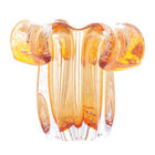 Vaso De Vidro Italy Âmbar 13cm X 10cm - Wolff