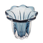 Vaso De Vidro Italy Azul 18cm X 18 5cm - Wolff