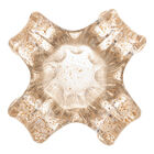 Vaso De Vidro Italy Dourado 13cm X 10cm - Wolff