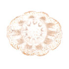 Vaso De Vidro Italy Dourado 17cm X 14cm X 16 5cm - Lyor