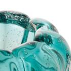 Vaso De Vidro Italy Tiffany 16x14cm