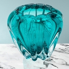 Vaso De Vidro Italy Tiffany 16x14cm