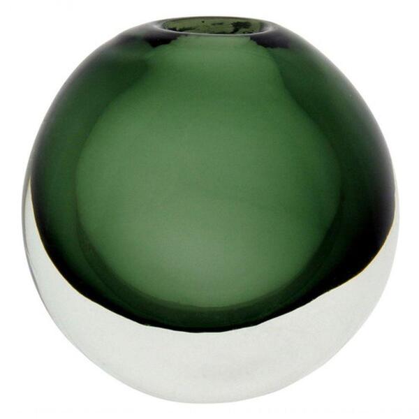 Vaso De Vidro Luxuoso E Moderno Verde Para Plantas Decoração