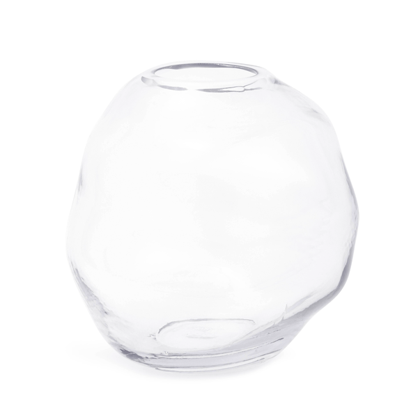 Vaso de Vidro Médio 16x16cm Cristal 18701 Mart Collection