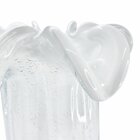 Vaso De Vidro Mek Tipo Murano Branco Leitoso Veneza 19x19x24