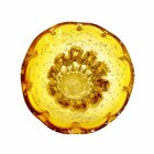 Vaso De Vidro Murano Âmbar Veneza Médio