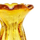 Vaso De Vidro Murano Âmbar Veneza Médio