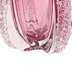 Vaso De Vidro Murano Carta 15x15x23cm - Jolitex Ametista