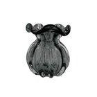 Vaso De Vidro Murano Trouxinha Veneza 12x14cm - Jolitex Cinza