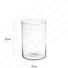 Vaso De Vidro Para Decoração Tubo De Vidro 20x15