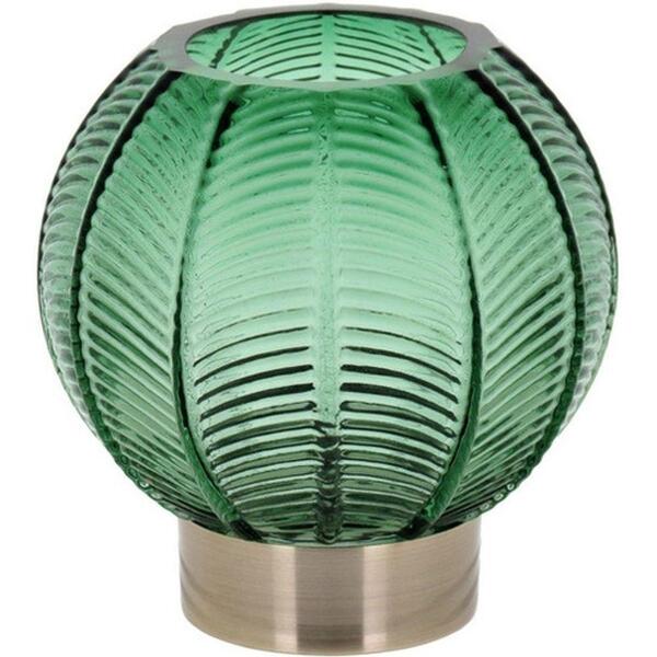 Vaso De Vidro Para Flores Decorativo Com Base Design Nórdico