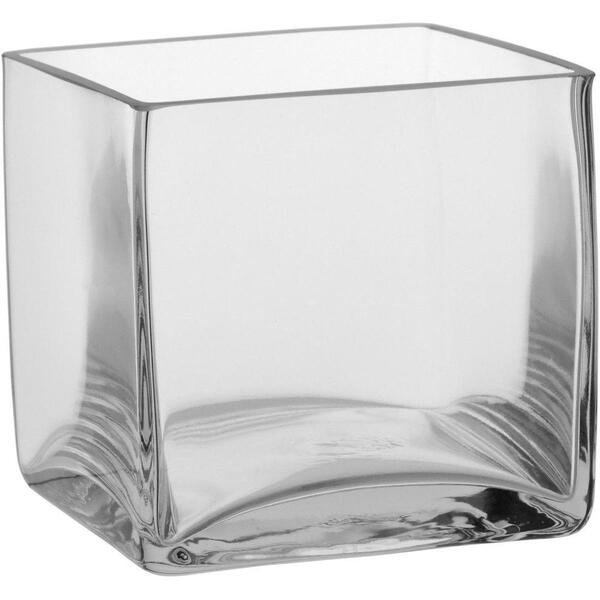 Vaso De Vidro Square Para Plantas Aquario Multifuncoes 12cm