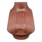 Vaso De Vidro Terracota