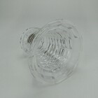 Vaso De Vidro Transparente Decorativo De Casa Flor Moderno