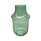 Vaso De Vidro Transparente Verde