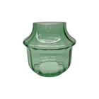 Vaso De Vidro Transparente Verde